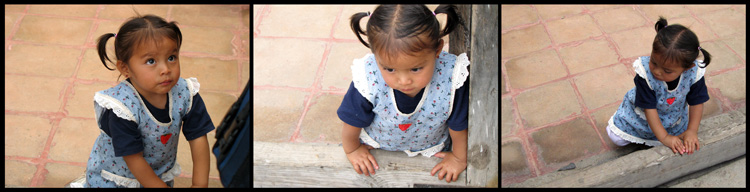 little girl in Antigua, Guatemala