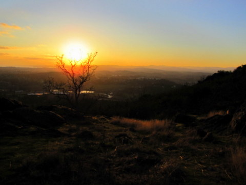 Last sunset of 2014 on Mt Doug Victoria Bc